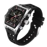 Dual Display Digital Mens Quartz Wristwatches