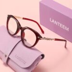 Womens Round Frame Fashion Glasses