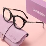 Womens Round Frame Fashion Glasses